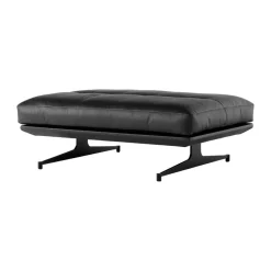 &Tradition Armchairs & Footstools*Inland AV32 pouf 78x113 cm, Noble leather -warm Black