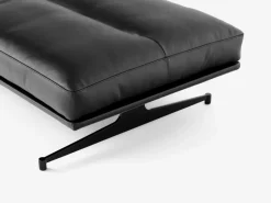 &Tradition Armchairs & Footstools*Inland AV32 pouf 78x113 cm, Noble leather -warm Black