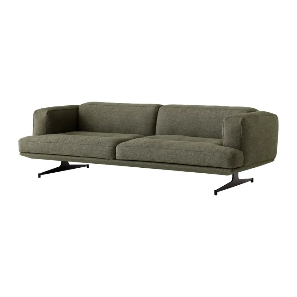 &Tradition Sofas*Inland AV23 3-seater sofa, Clay 0014-warm black Green