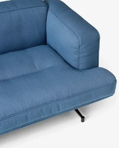 &Tradition Sofas*Inland AV23 3-seater sofa, Vidar 4 Denim 733-black leg Blue