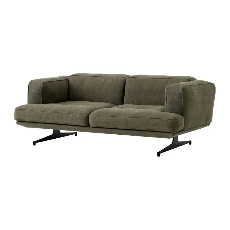 &Tradition Sofas*Inland AV22 sofa 2-seater, Clay 0014-warm black Green