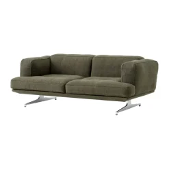 &Tradition Sofas*Inland AV22 sofa 2-seater, Clay 0014-polished aluminium Green