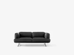 &Tradition Sofas*Inland AV22 sofa 2-seater, Noble leather -warm Black