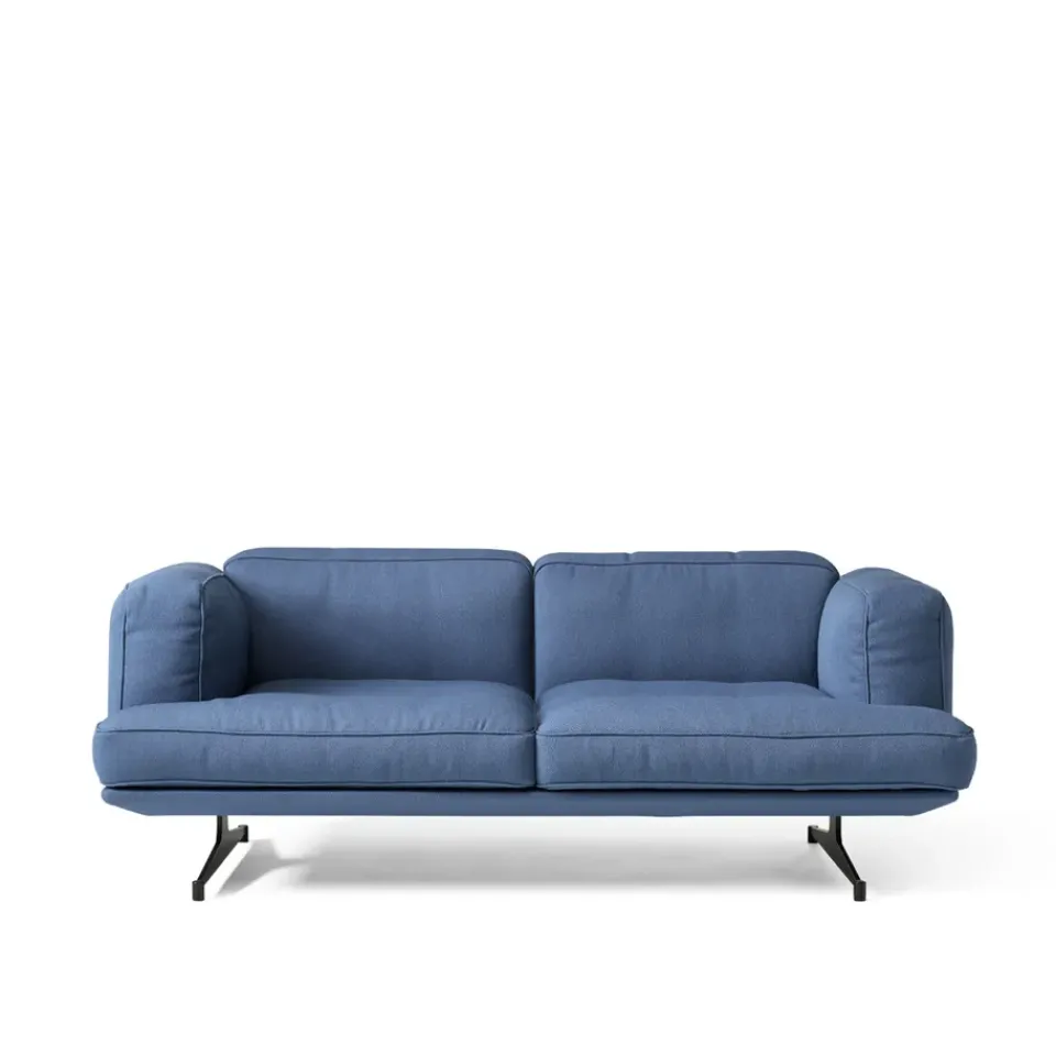 &Tradition Sofas*Inland AV22 sofa 2-seater, Vidar 733-warm black Blue