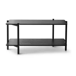 Gejst Shelves & Shelving Systems*Invi bookshelf 2 shelf module 1, box Black