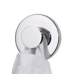 Bosign Clothes Hooks & Hangers*Invisible hook round Ø5 cm, stainless steel Silver-coloured