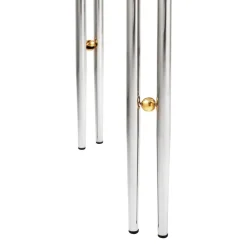 GUBI Coffee Tables*IOI coffee table Ø50 cm, chrome-brass- marble White
