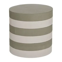 OYOY Children's Chairs|Children's Chairs*Iro stackable stool, Olive-clay GreenBeige