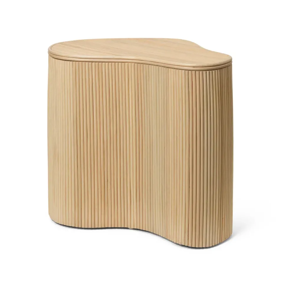 Ferm Living Side Tables*Isola side table with storage, Natural Beige
