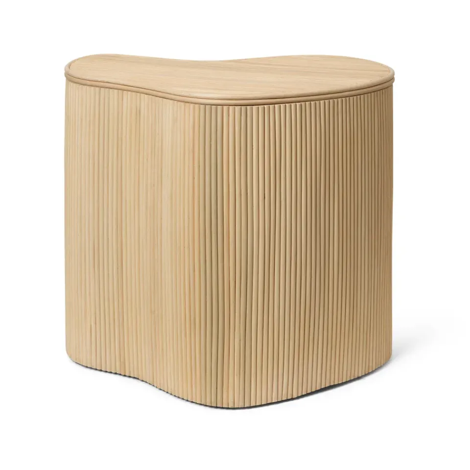 Ferm Living Side Tables*Isola side table with storage, Natural Beige