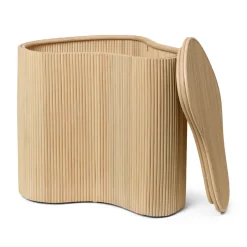 Ferm Living Side Tables*Isola side table with storage, Natural Beige