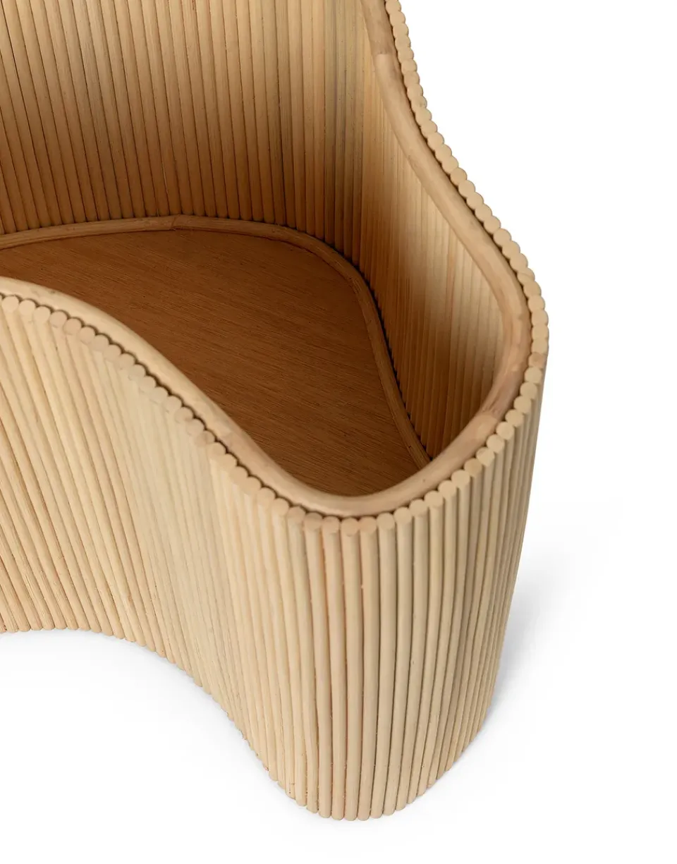 Ferm Living Side Tables*Isola side table with storage, Natural Beige