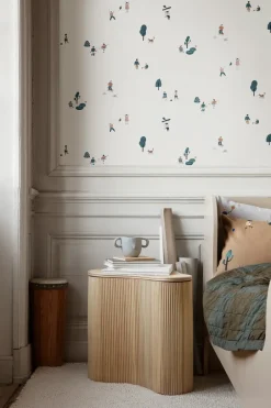 Ferm Living Side Tables*Isola side table with storage, Natural Beige