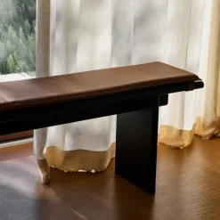 &Tradition Benches*Ita OS5 bench 170 cm, Dark stained oak Brown