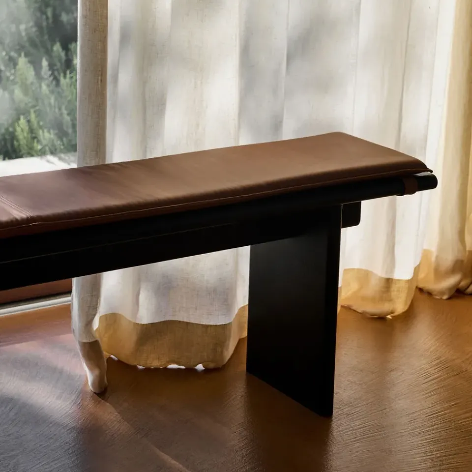 &Tradition Benches*Ita OS5 bench 170 cm, Dark stained oak Brown