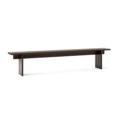 &Tradition Benches*Ita OS6 bench 230 cm, Dark stained oak Brown