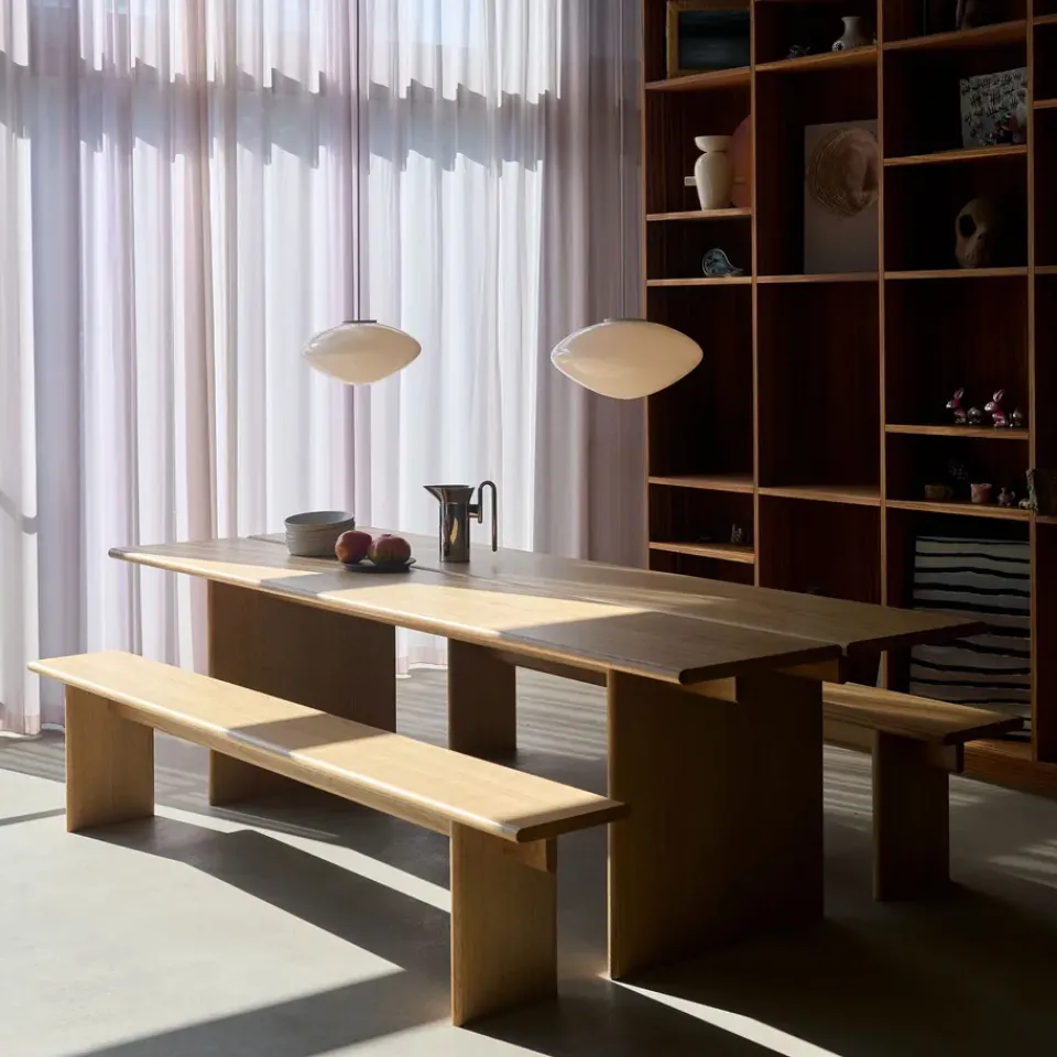 &Tradition Benches*Ita OS6 bench 230 cm, Oak Brown