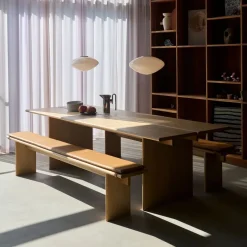 &Tradition Benches*Ita OS6 bench 230 cm, Oak Brown