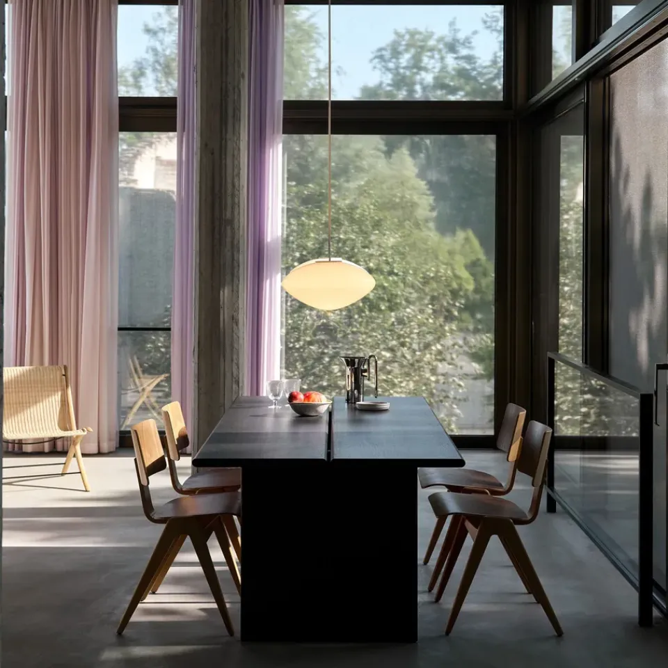 &Tradition Dining Tables*Ita OS1 dining table 95x200 cm, Dark stained oak Brown