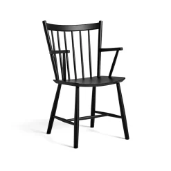 HAY Chairs*J42 armchair, lacquered beech Black