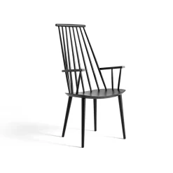 HAY Chairs*J110 armchair, lacquered beech Black