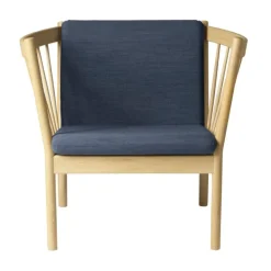 FDB Møbler Armchairs & Footstools*J146 armchair, Oak nature lacquered-dark Blue