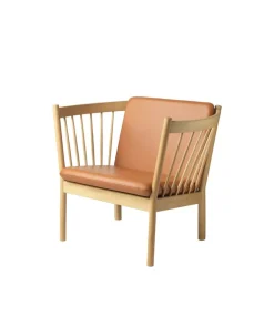 FDB Møbler Armchairs & Footstools*J146 armchair, Oak nature lacquered-cognac leather Brown