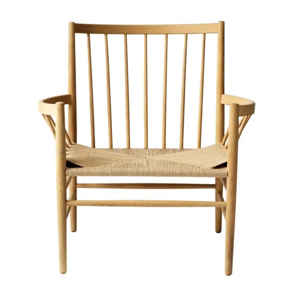 FDB Møbler Armchairs & Footstools*J82 armchair, Oak nature lacquered Brown