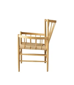 FDB Møbler Armchairs & Footstools*J82 armchair, Oak nature lacquered Brown