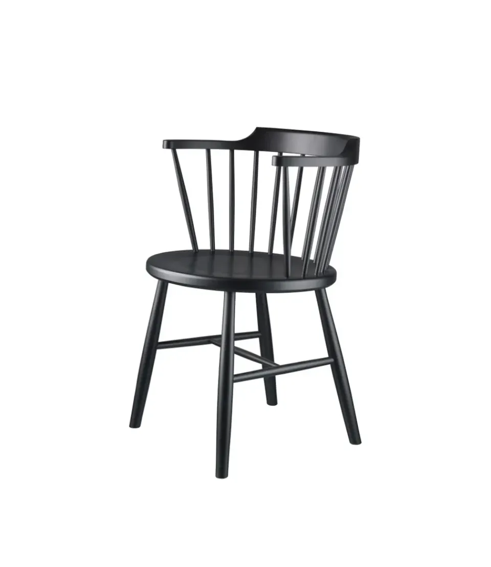 FDB Møbler Chairs*J18 chair, Beech painted Black