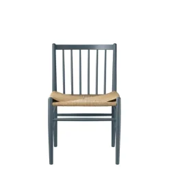 FDB Møbler Chairs*J80 chair, Beech grey painted-nature Blue