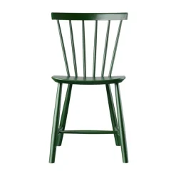 FDB Møbler Chairs*J46 chair, Beech bottle painted Green