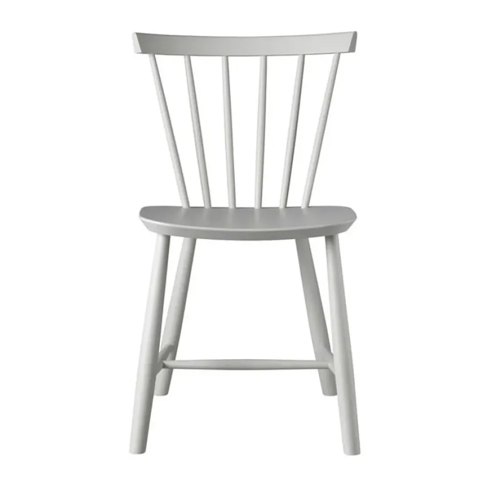 FDB Møbler Chairs*J46 chair, Beech dust & bones painted Grey