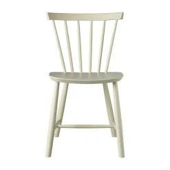 FDB Møbler Chairs*J46 chair, Beech roots painted Beige