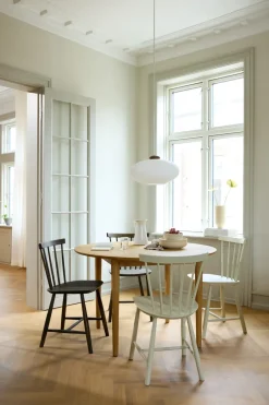 FDB Møbler Chairs*J46 chair, Beech roots painted Beige