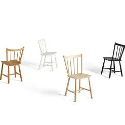HAY Chairs*J41 chair, lacquered beech Black