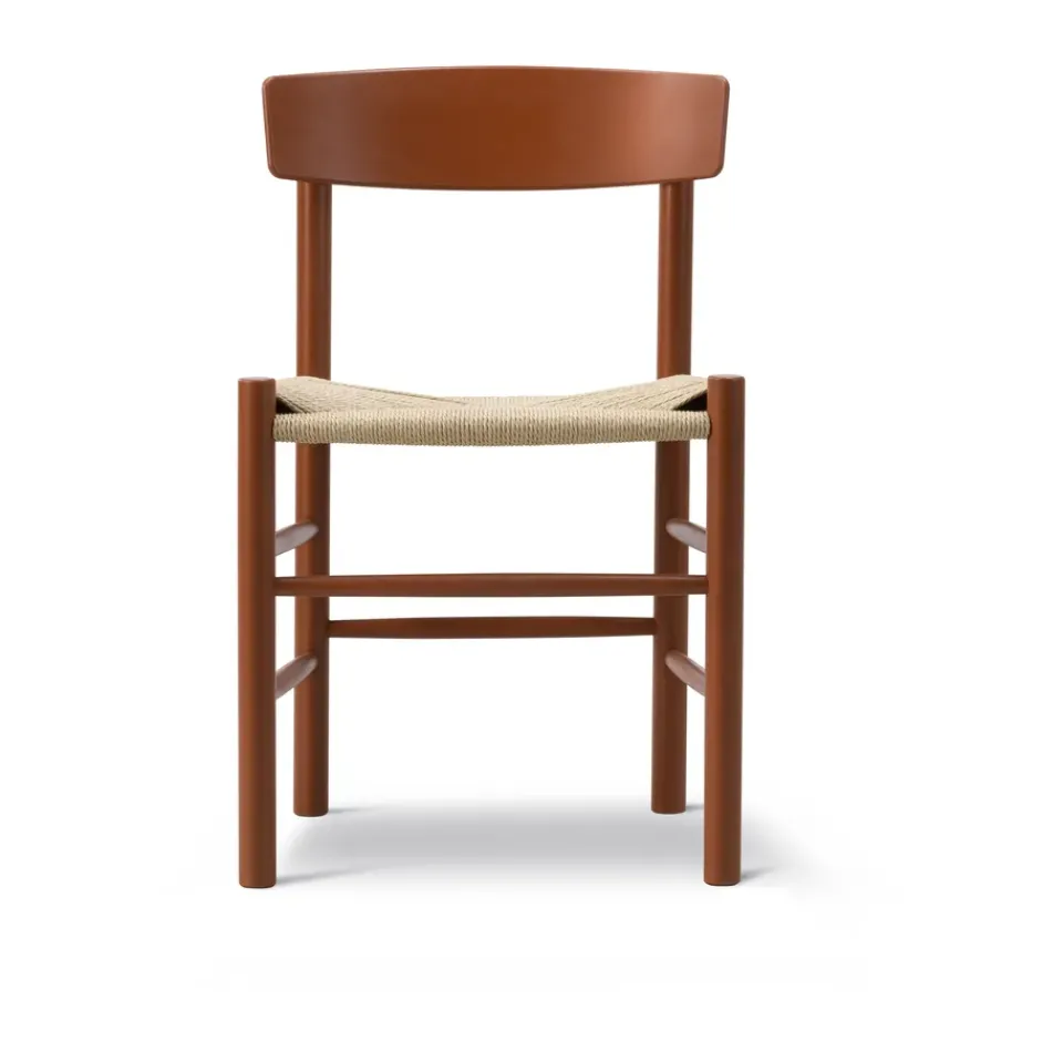 Fredericia Furniture Chairs*J39 chair, Herritage -braided natural Red
