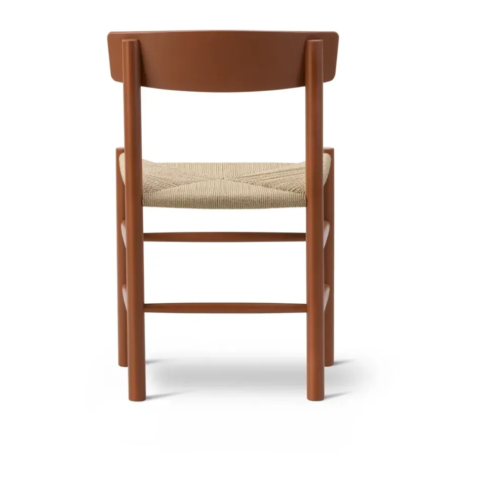 Fredericia Furniture Chairs*J39 chair, Herritage -braided natural Red