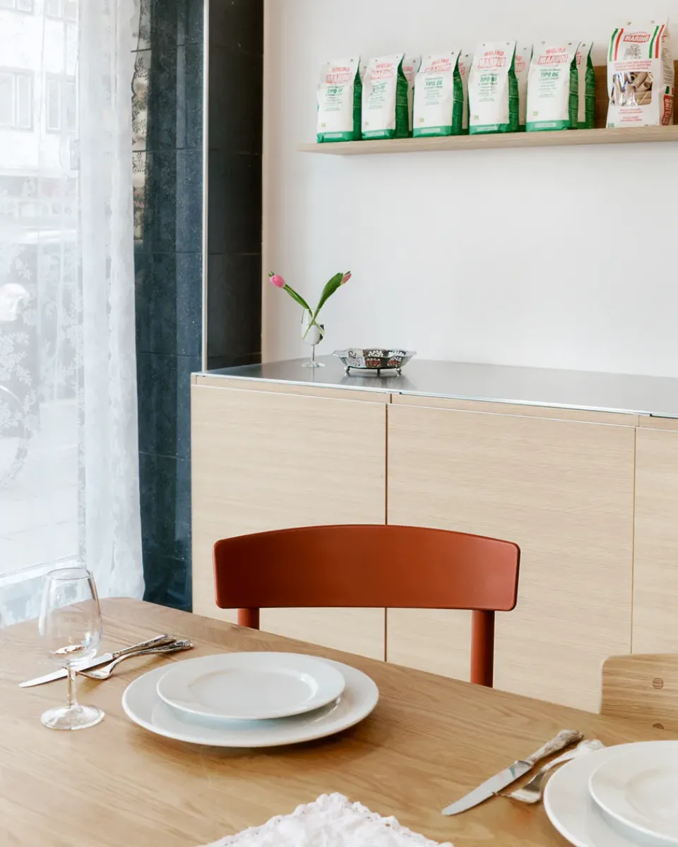 Fredericia Furniture Chairs*J39 chair, Herritage -braided natural Red