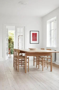 Fredericia Furniture Chairs*J39 chair, Light oiled oak—braided natural Beige