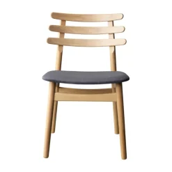 FDB Møbler Chairs*J48 chair, Oak nature lacquered-anthracite Brown