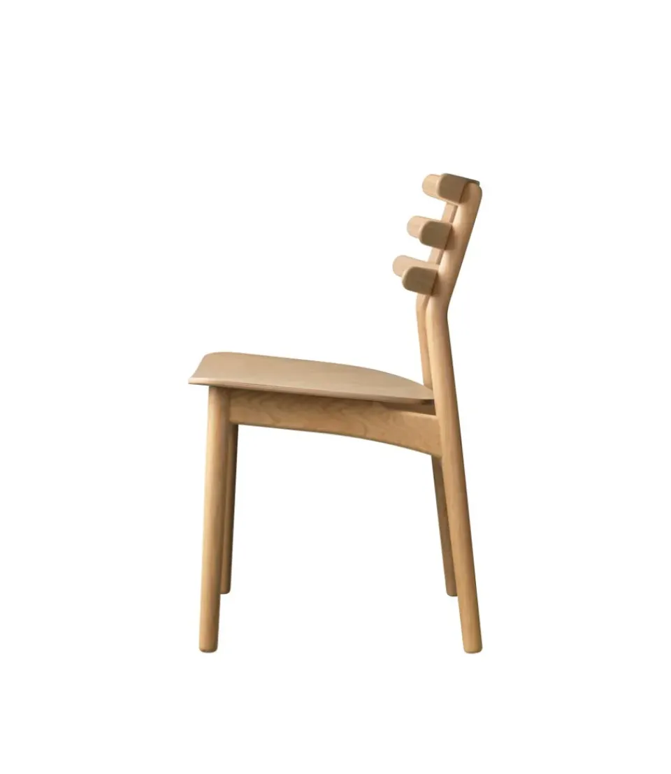 FDB Møbler Chairs*J48 chair, Oak nature lacquered-nature Brown