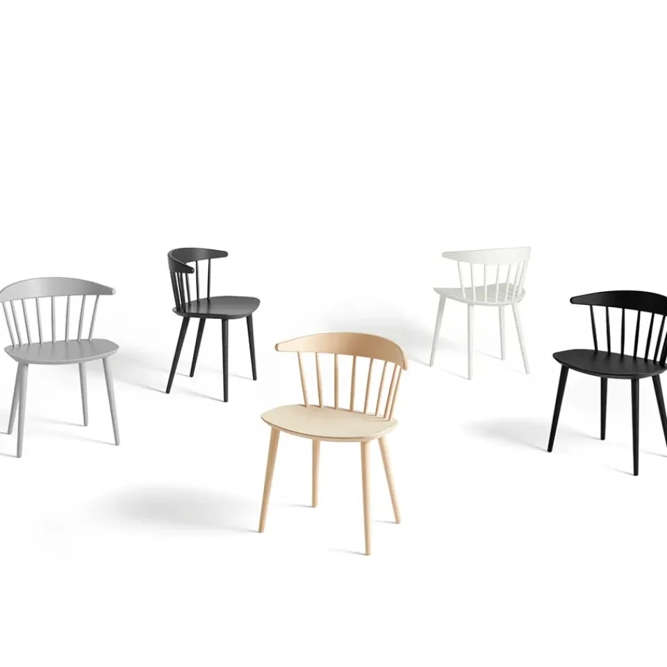 HAY Chairs*J104 chair, lacquered beech White