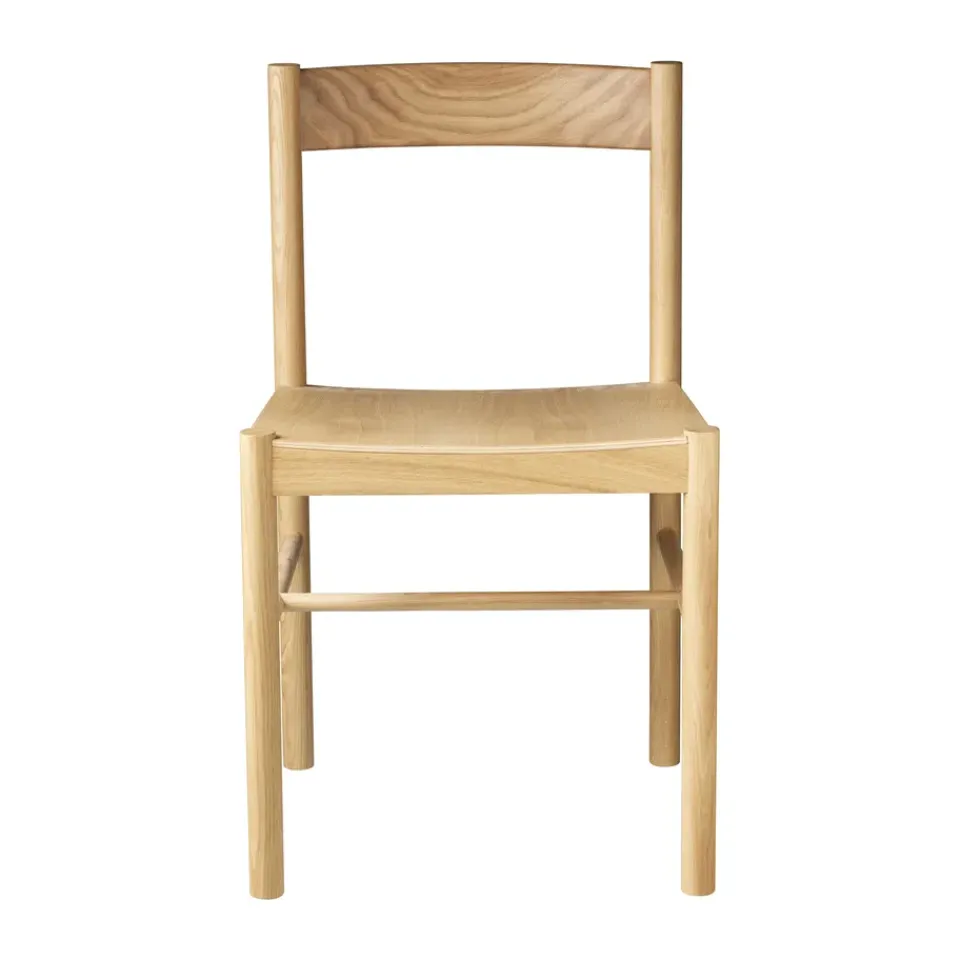 FDB Møbler Chairs*J178 Lønstrup chair v2, Oak nature lacquered Beige