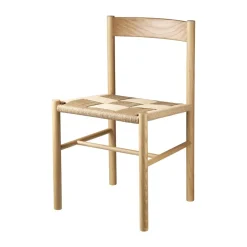 FDB Møbler Chairs*J178 Lønstrup chair v2, Oak nature lacquered-papercord Beige
