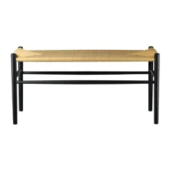 FDB Møbler Benches*J163 Piano bench, Oak painted-nature Black