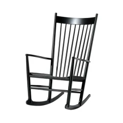 Fredericia Furniture Armchairs & Footstools*J16 rocking chair, - lacquered oak Black