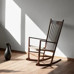 Fredericia Furniture Armchairs & Footstools*J16 rocking chair, - lacquered oak Black