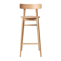 FDB Møbler Bar Stools*J184 Øst bar stool 75 cm, Oak nature lacquered Beige