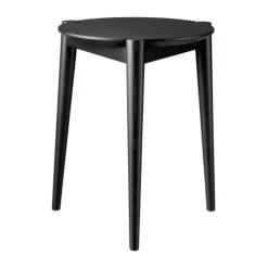 FDB Møbler Stools*J160 stool 35 cm, Oak painted Black